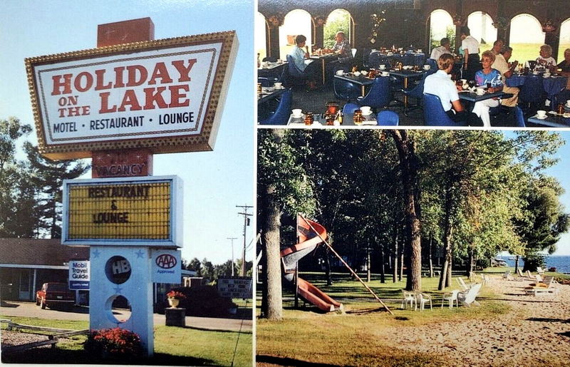 Holiday on the Lake Motel (Holiday Motel) - Vintage Postcard